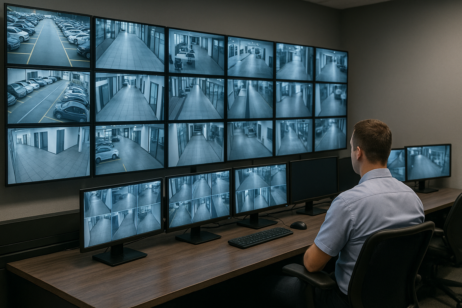 Sistema de CFTV e monitoramento corporativo